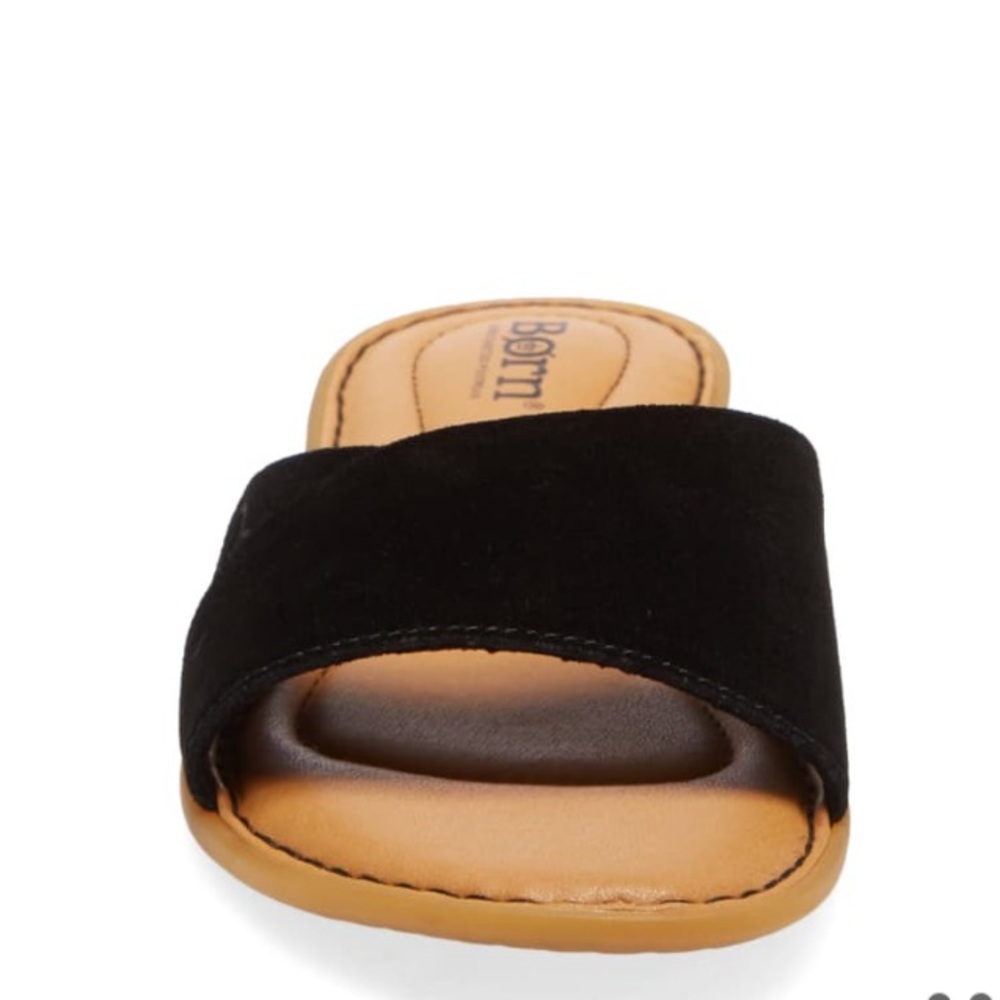 Born Gudena Black Slide Sandal - Picture 4 of 14